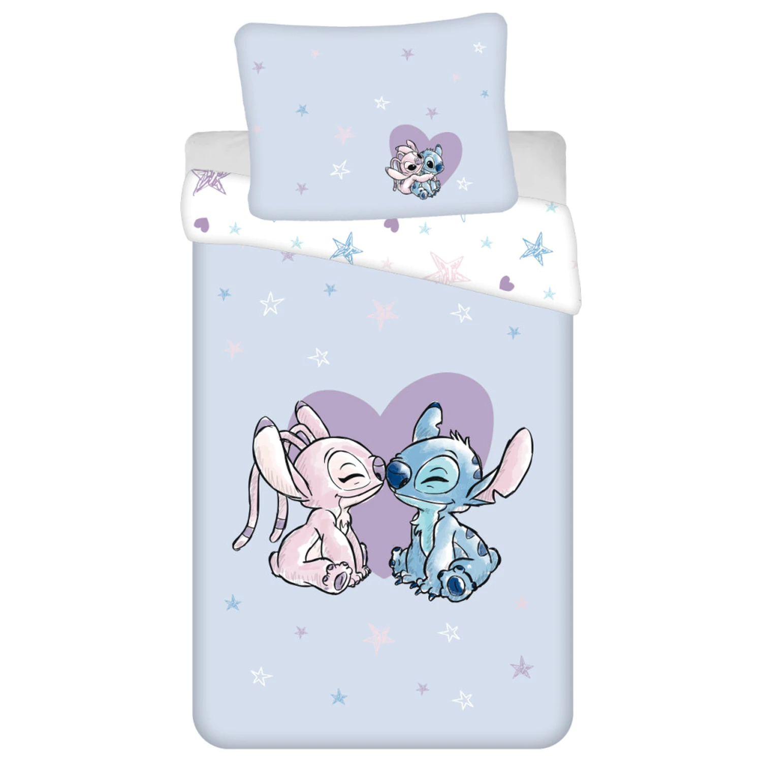 Disney Stitch Heart ágyneműhuzat termékfotó