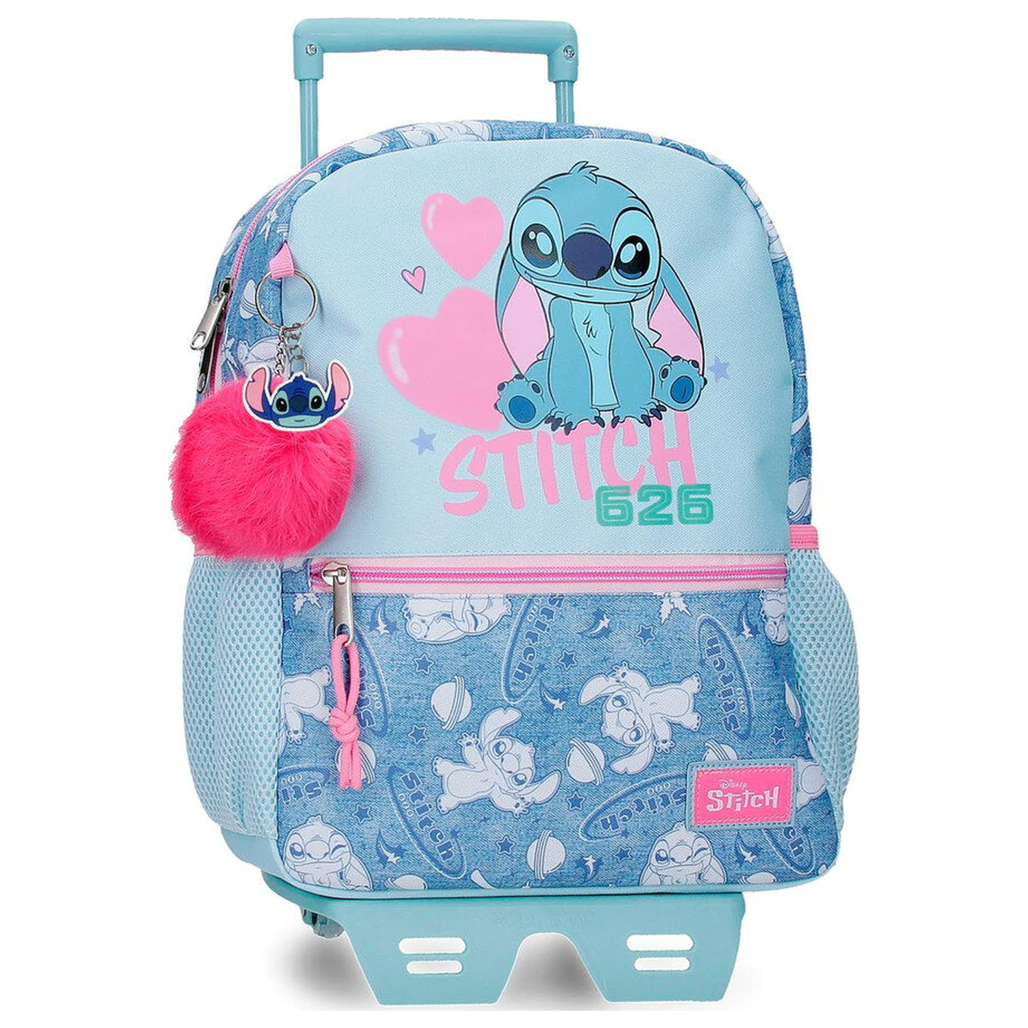 Disney Stitch Hearts gurulós táska 33cm termékfotó