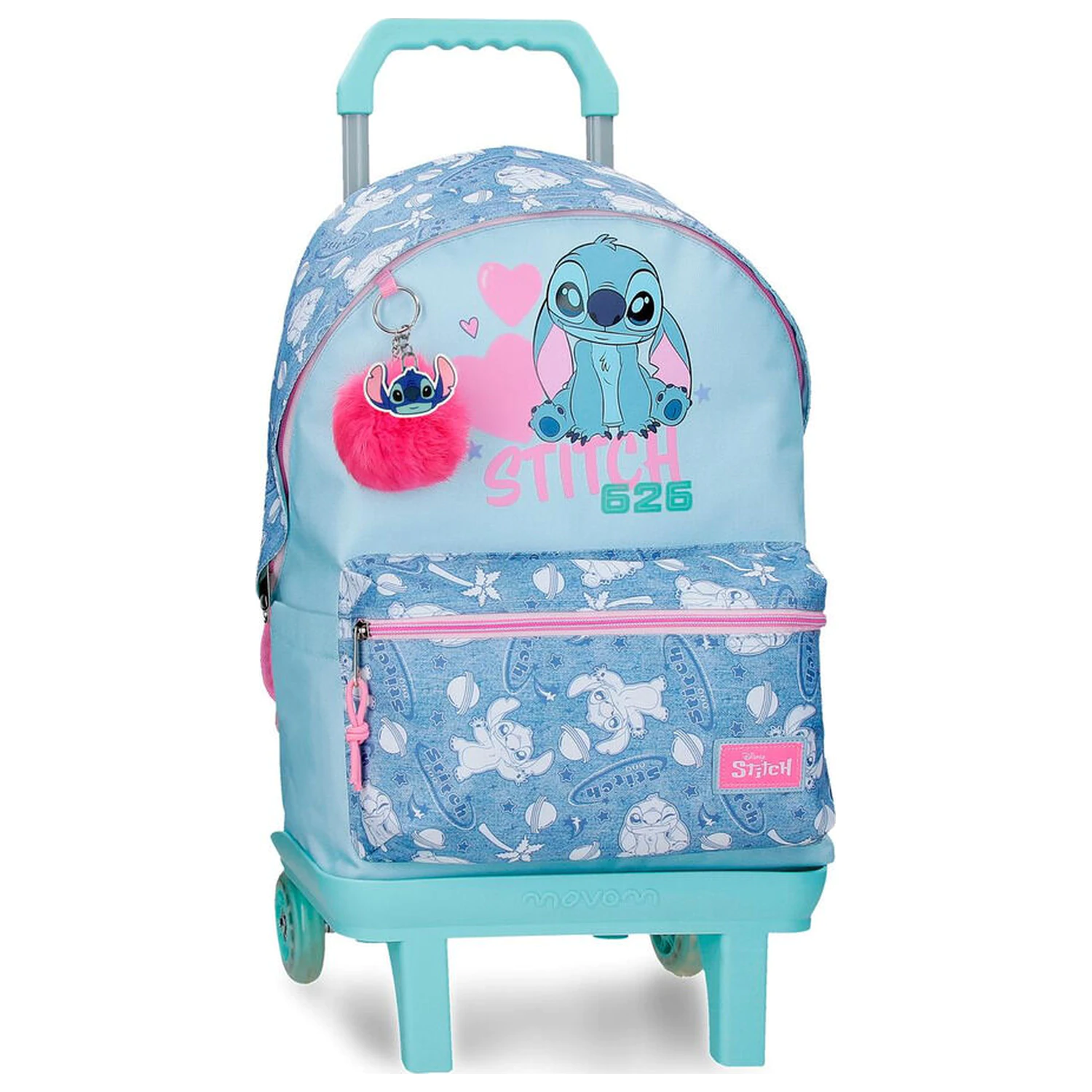 Disney Stitch Hearts gurulós táska 44cm termékfotó