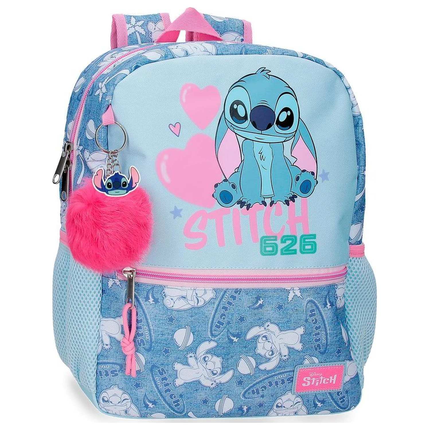 Disney Stitch Hearts táska hátizsák 33cm termékfotó