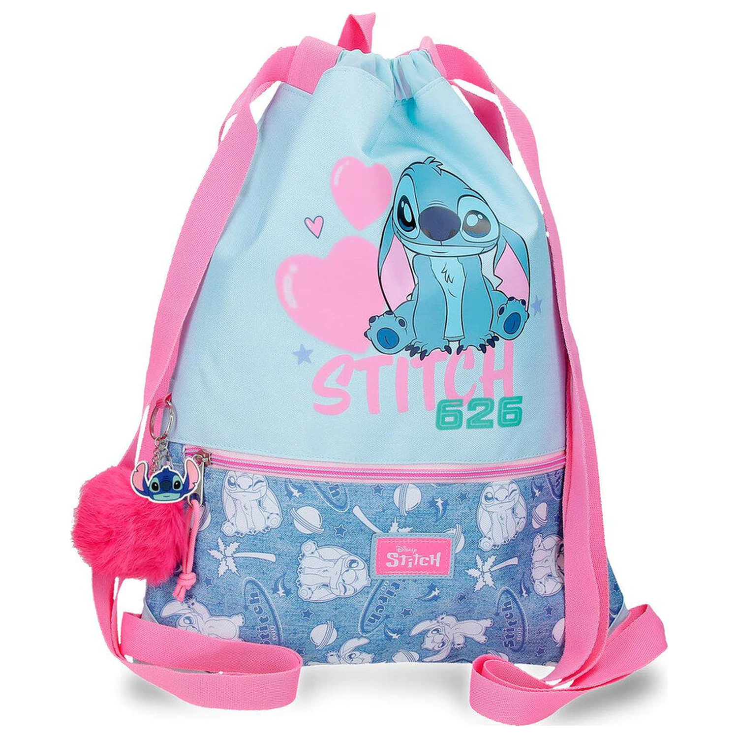 Disney Stitch Hearts tornazsák 46cm termékfotó