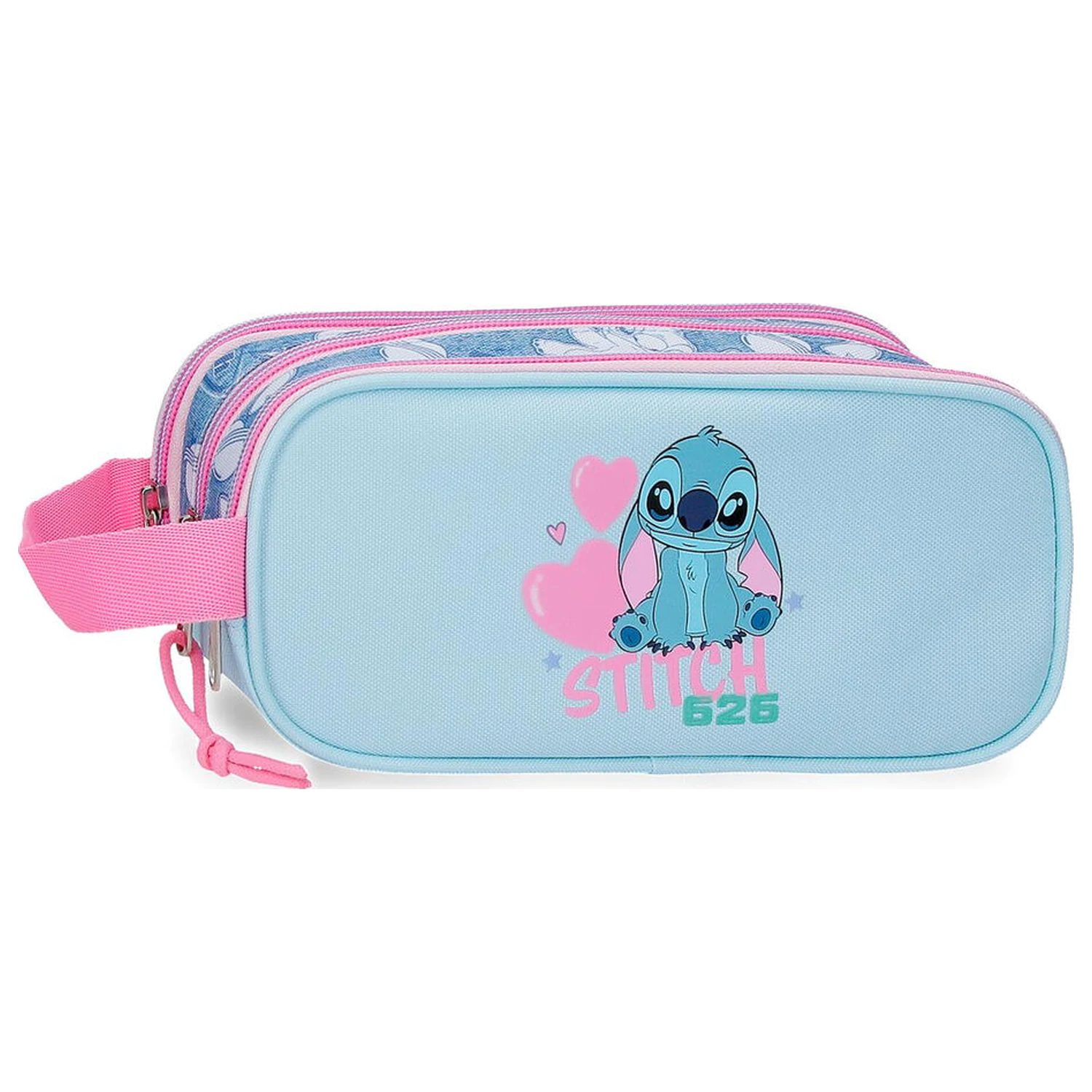 Disney Stitch Hearts tripla neszeszer táska termékfotó