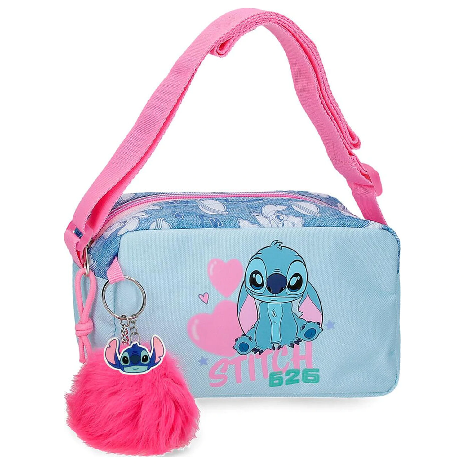Disney Stitch Hearts válltáska termékfotó