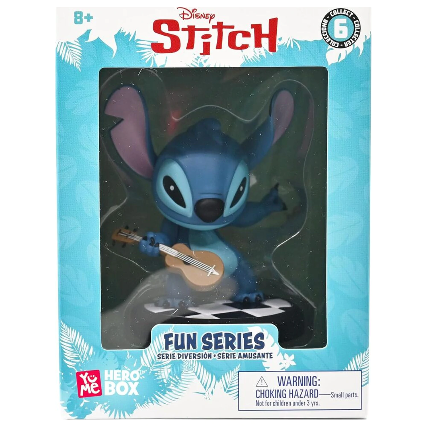 Disney Stitch Hero Box Guitarist Stitch figura 8cm termékfotó