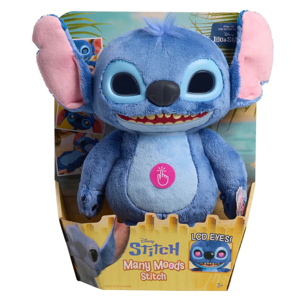 Disney Stitch interaktív plüss 30cm termékfotó