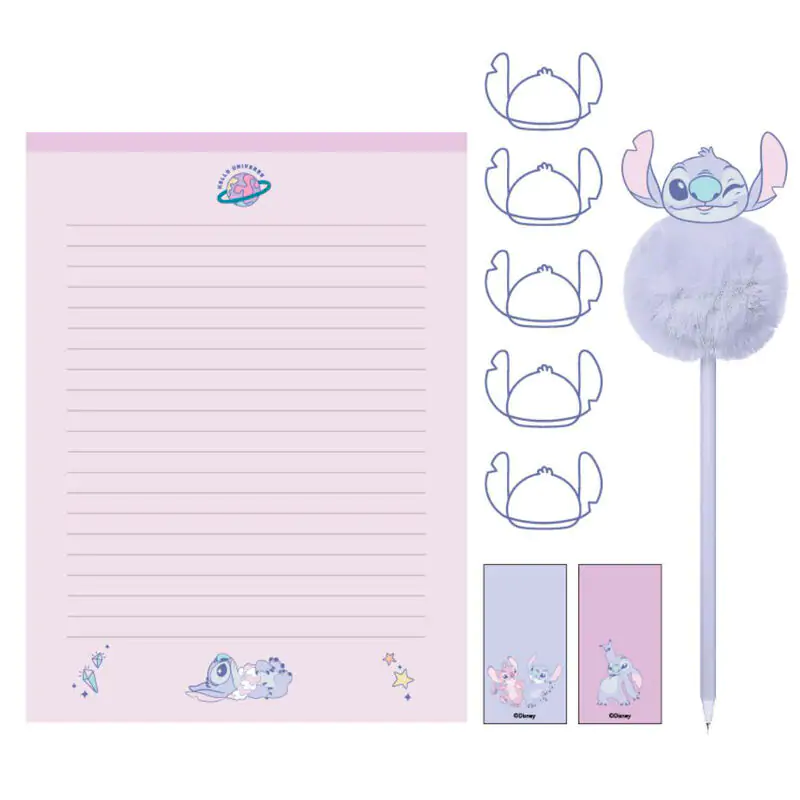 Disney Stitch stationary set termékfotó