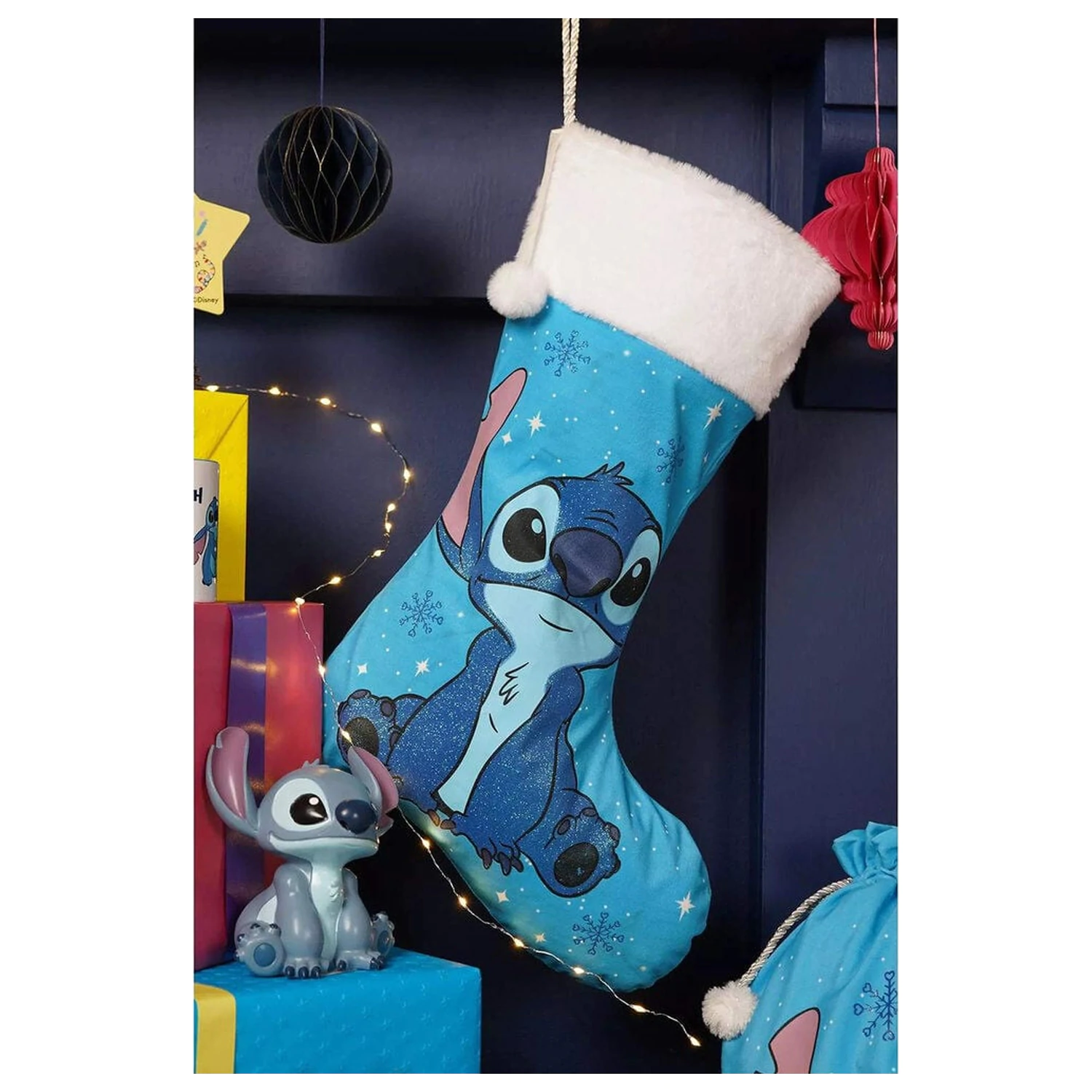 Disney Stitch karácsonyi zokni termékfotó