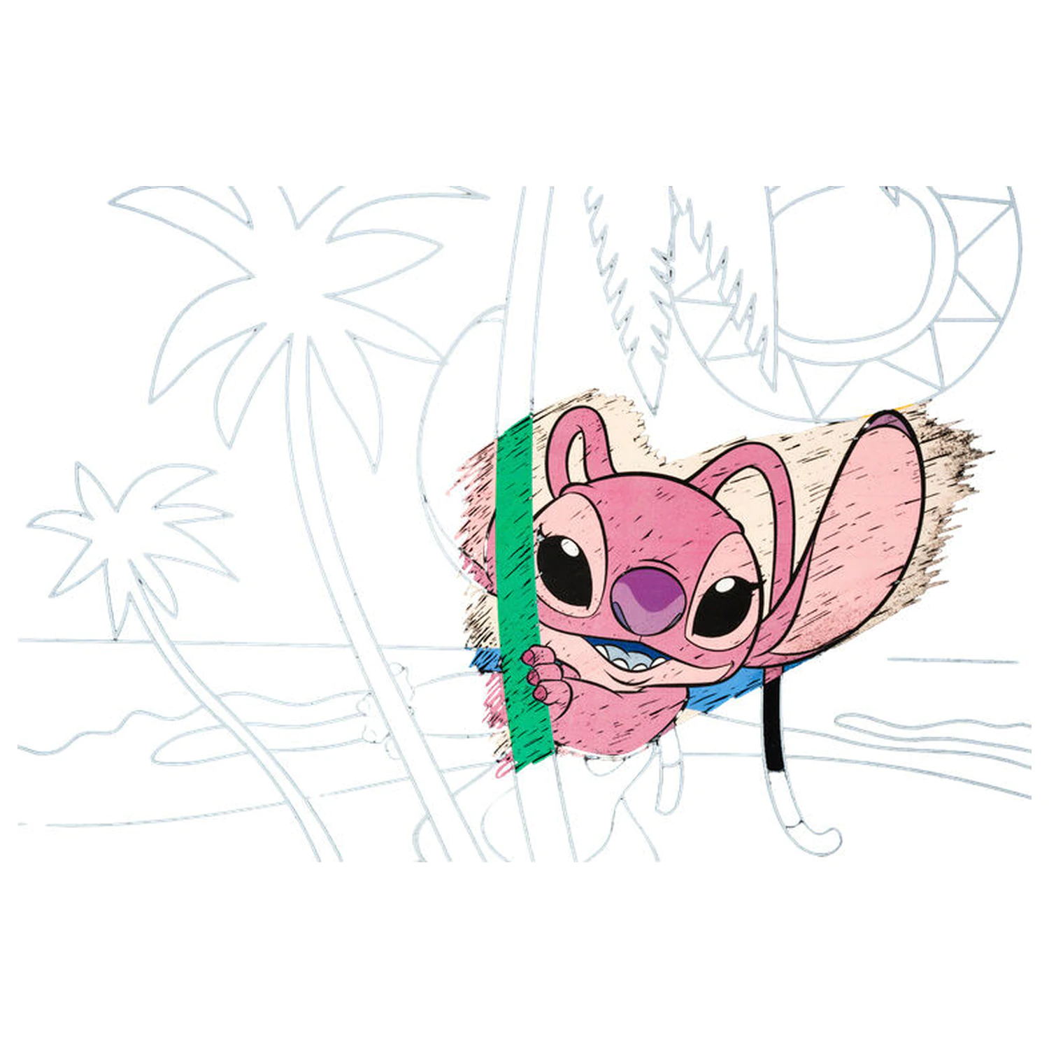 Disney Stitch karcoló készlet termékfotó