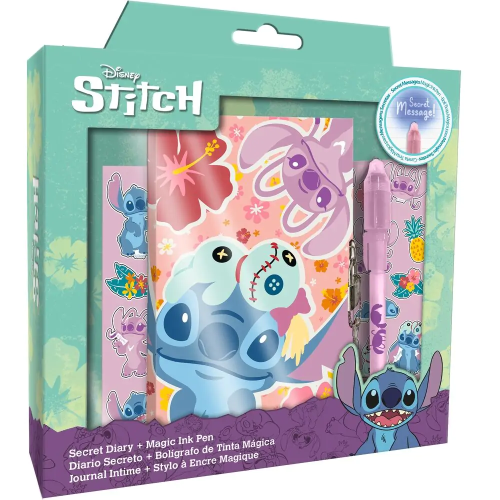 Disney Stitch keményfedeles füzet és mágikus toll szett termékfotó