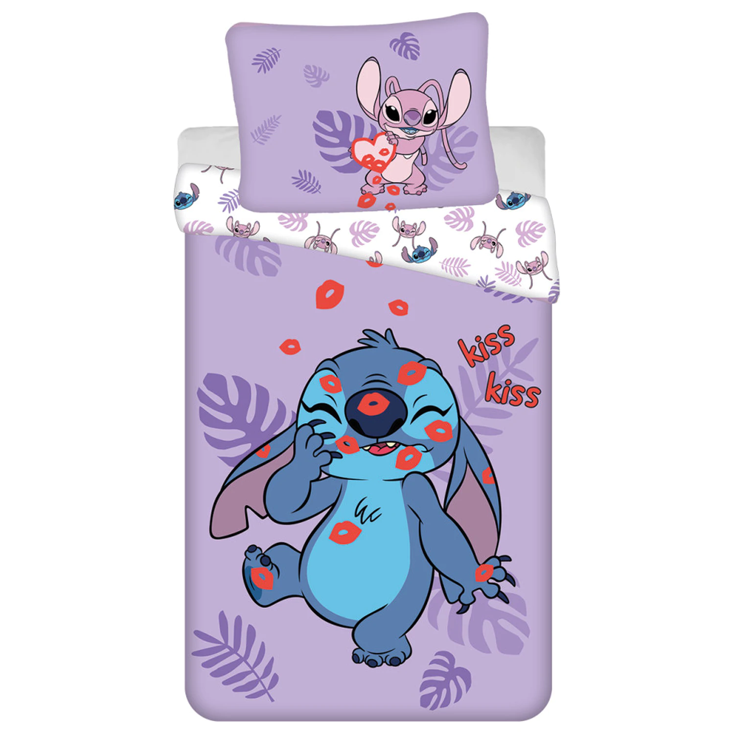 Disney Stitch Kiss ágyneműhuzat termékfotó