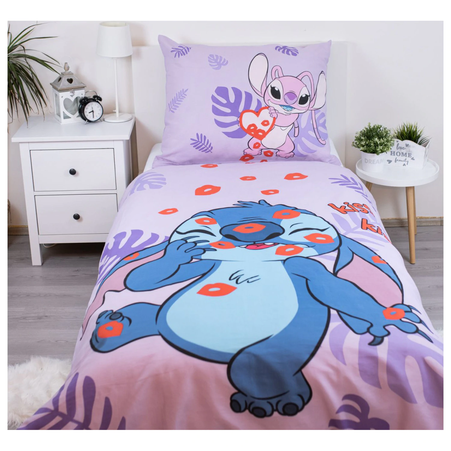 Disney Stitch Kiss ágyneműhuzat termékfotó