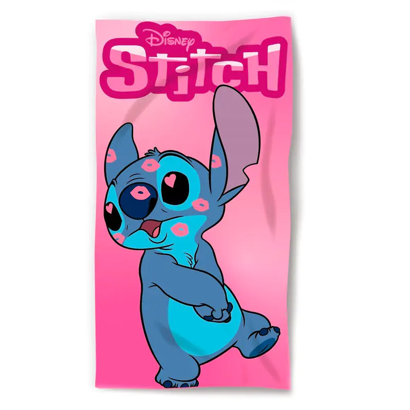Disney Stitch Kiss mikroszálas strand törölköző termékfotó