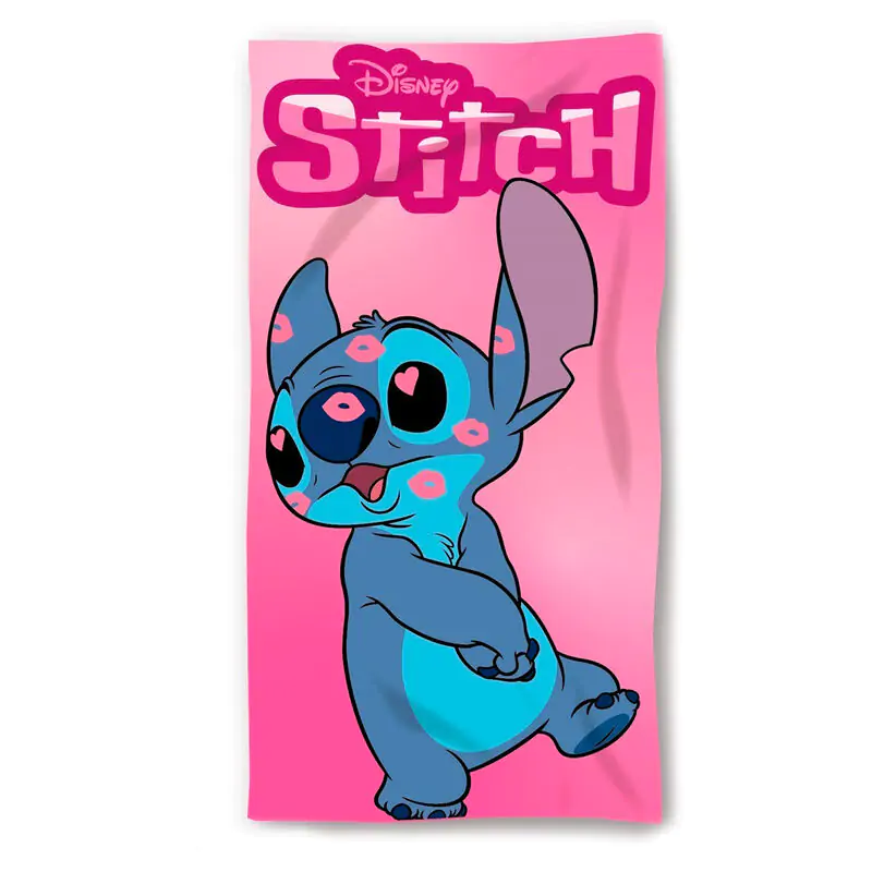 Disney Stitch Kiss pamut strand törölköző termékfotó