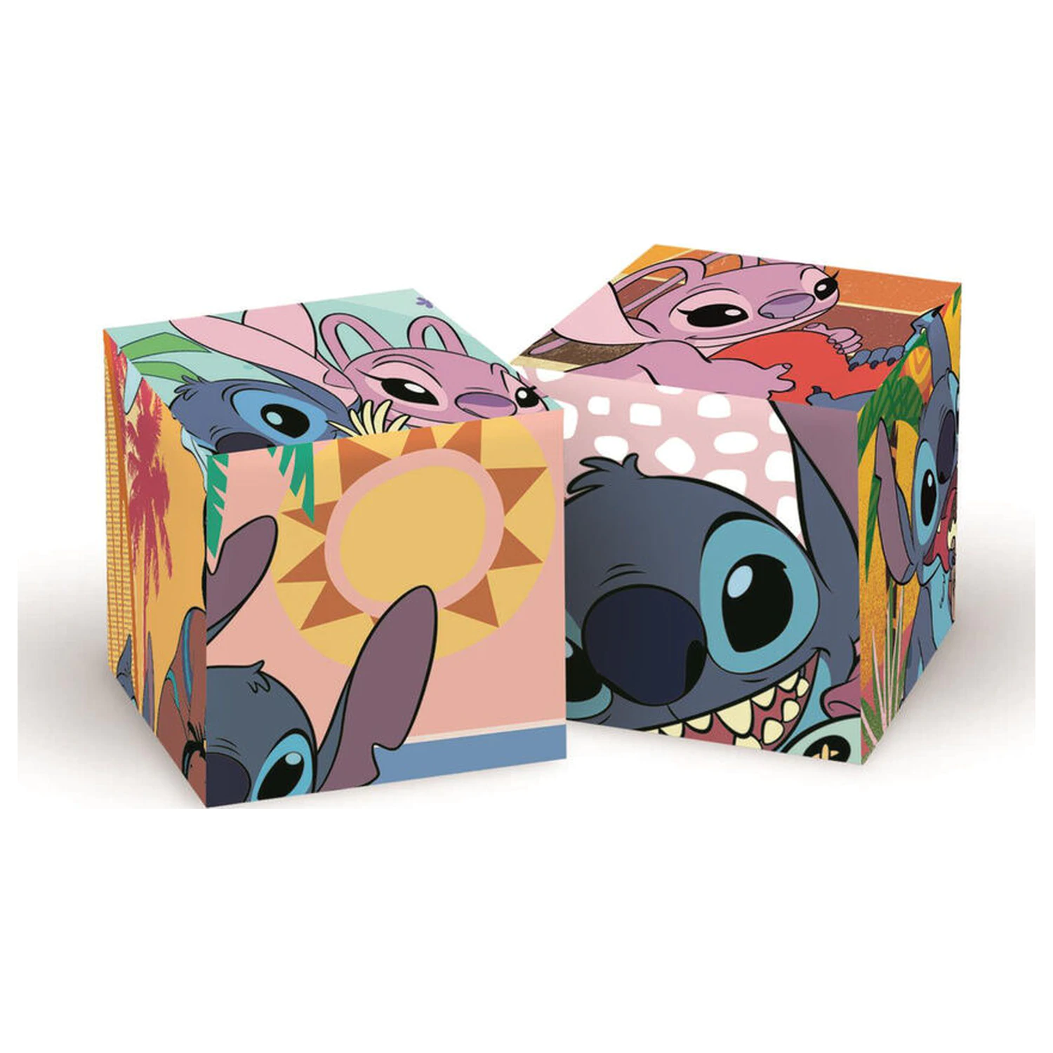 Disney Stitch kocka puzzle 6db-os termékfotó