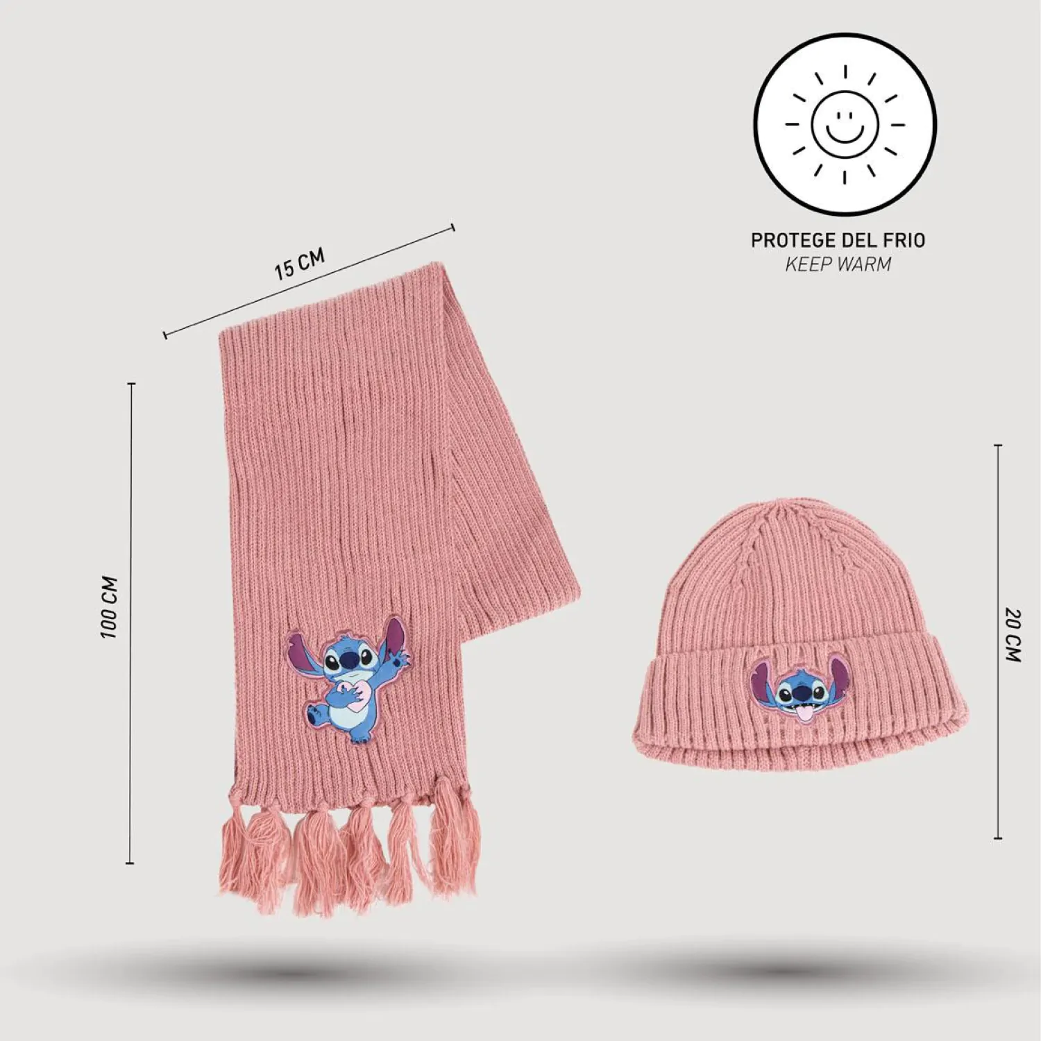 Disney Stitch kötött sapka és sál csomag termékfotó