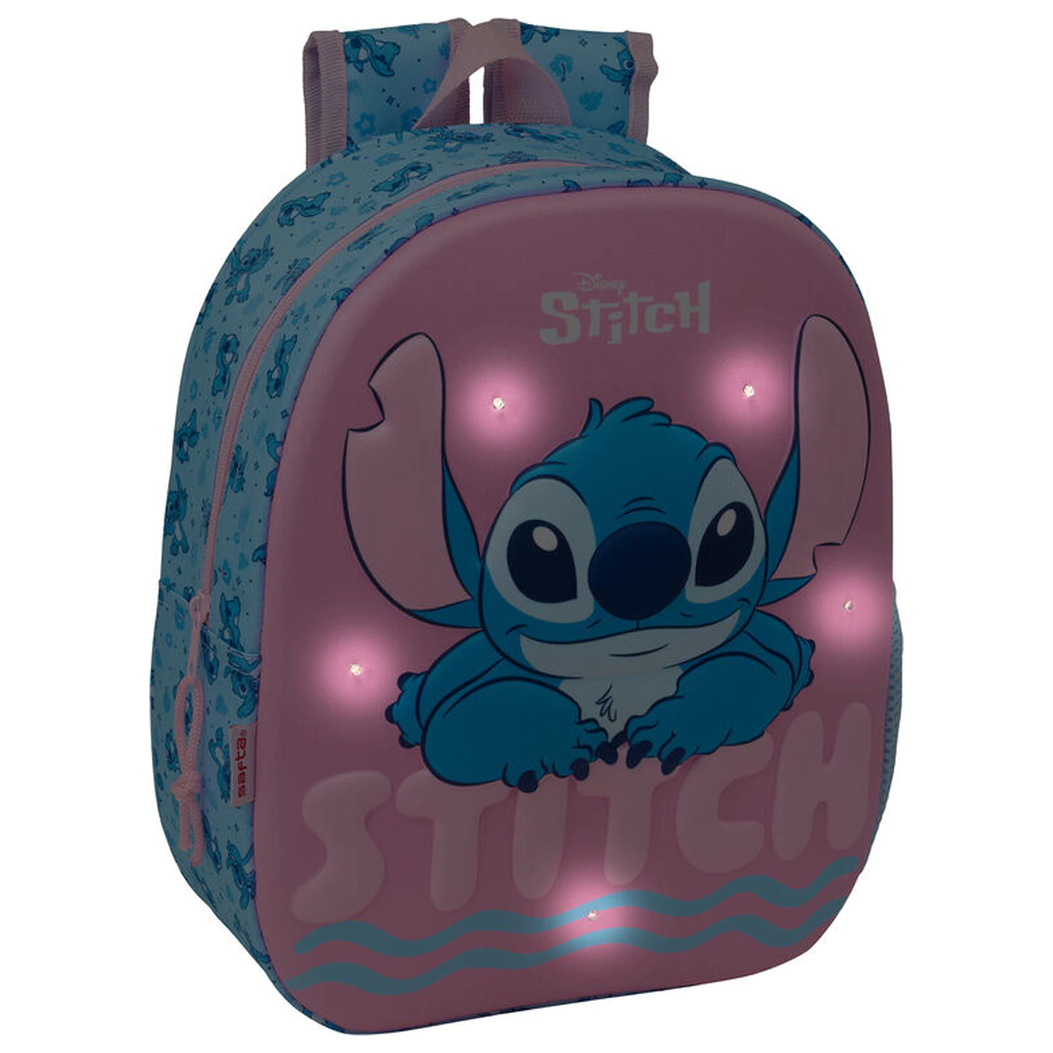 Disney Stitch LED 3D táska hátizsák 33cm termékfotó