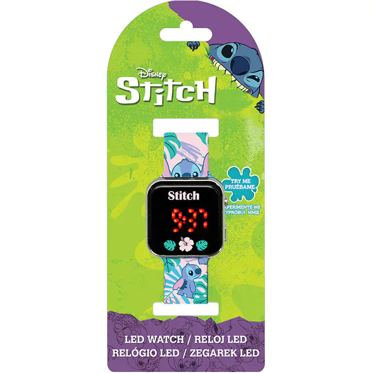 Disney Stitch Led-es karóra termékfotó