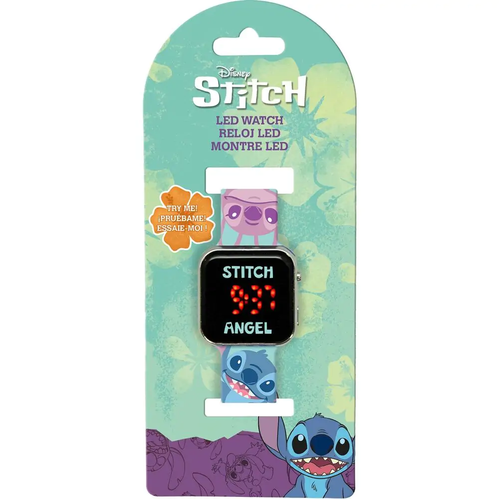 Disney Stitch Led-es karóra termékfotó