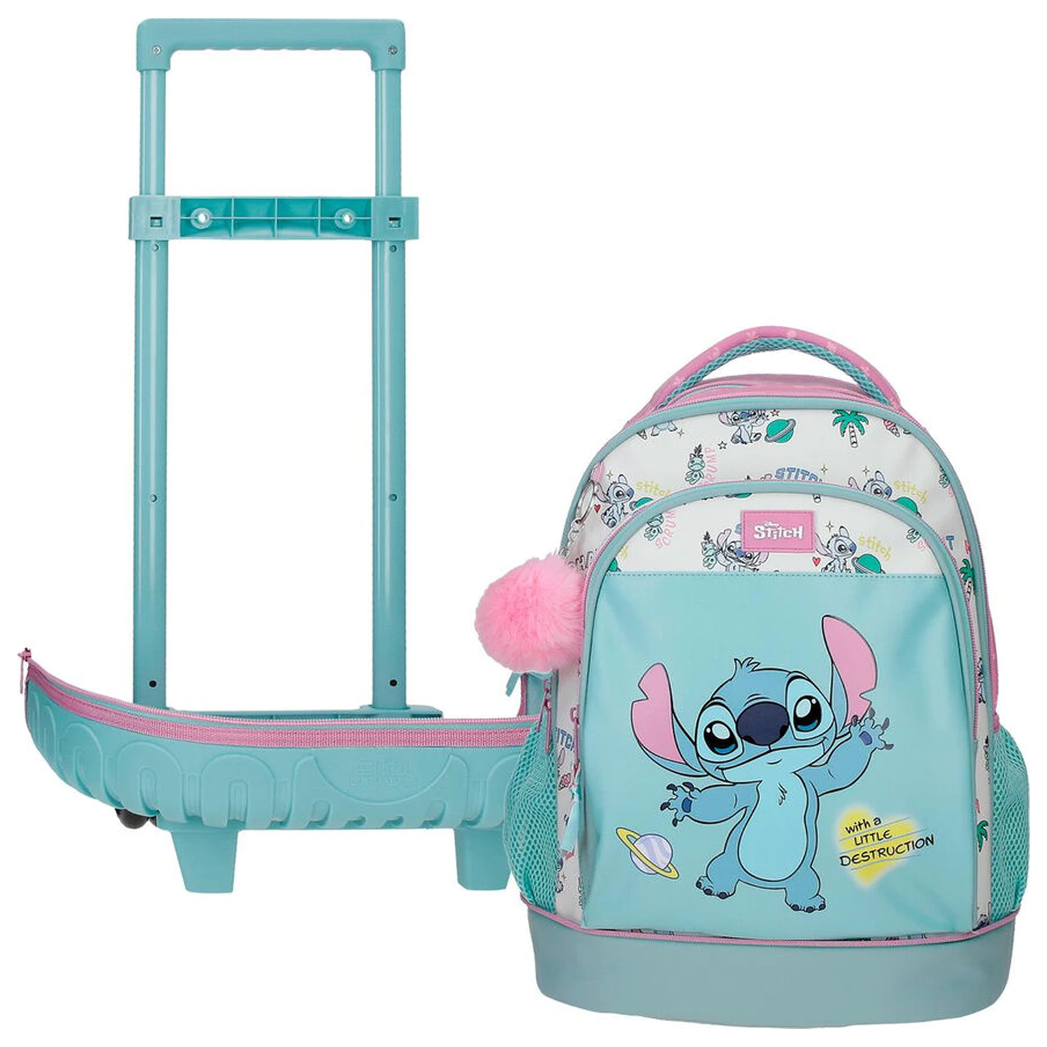Disney Stitch Little Destruction gurulós táska 43cm termékfotó