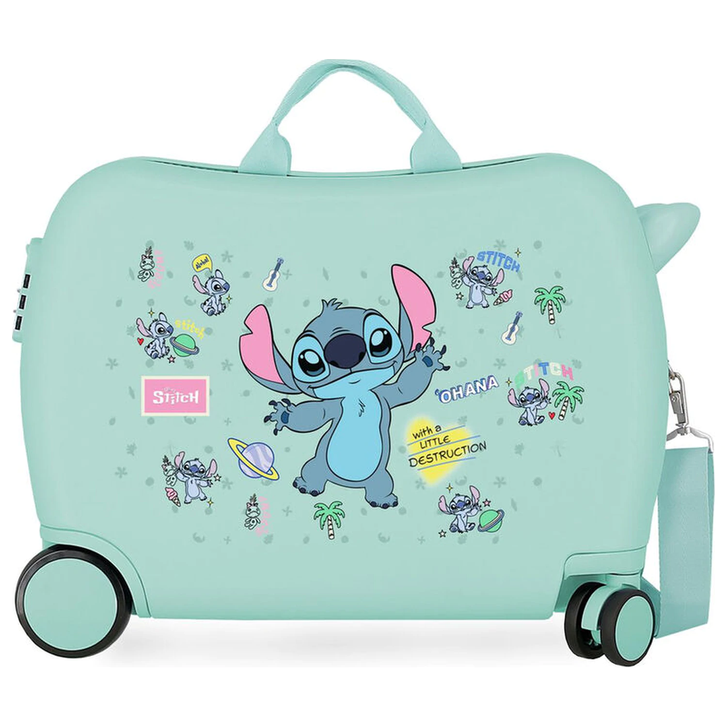 Disney Stitch Little Destrution ABS táska bőrönd 50cm termékfotó
