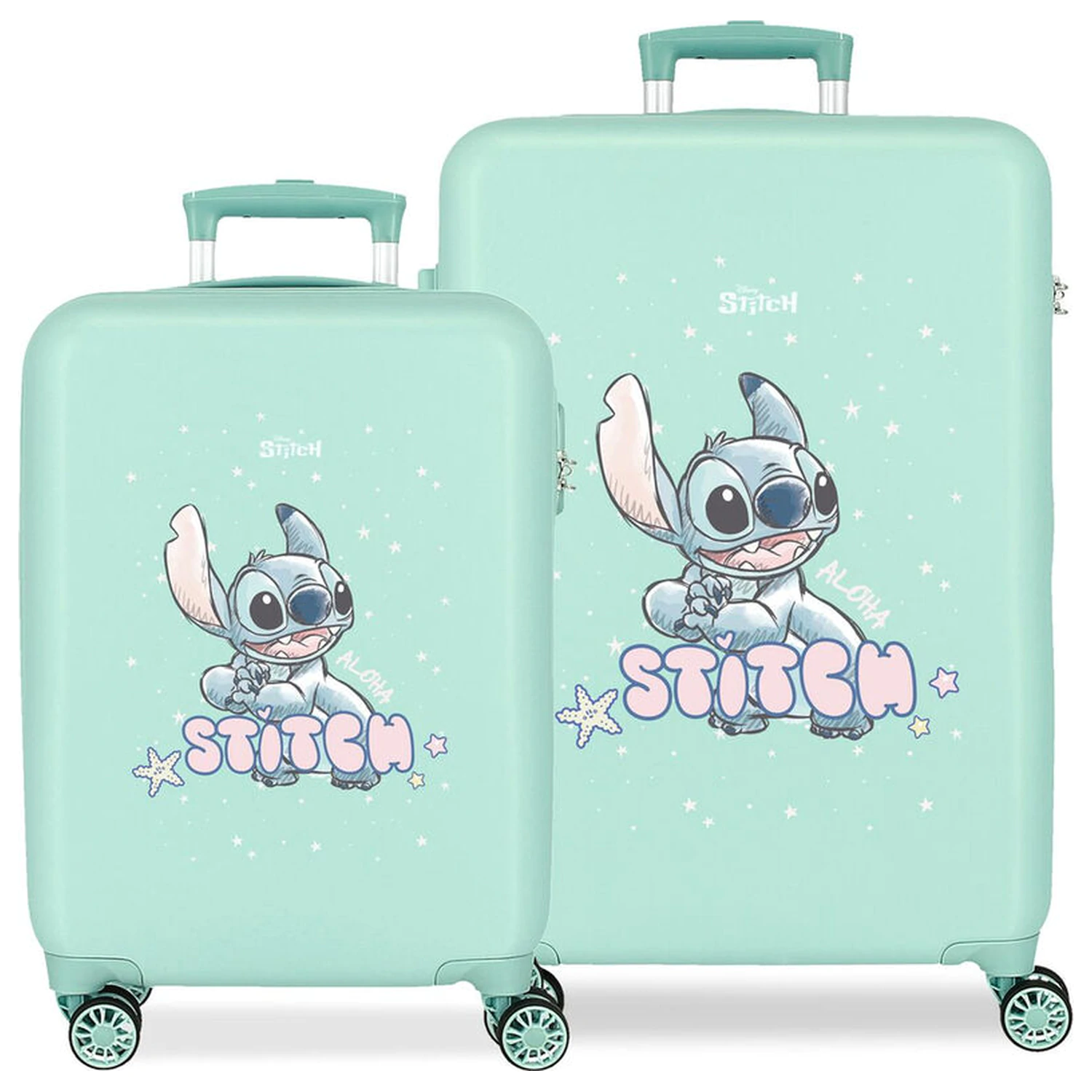 Disney Stitch Lovely ABS 2 db-os táska bőrönd csomag 55 és 65cm termékfotó