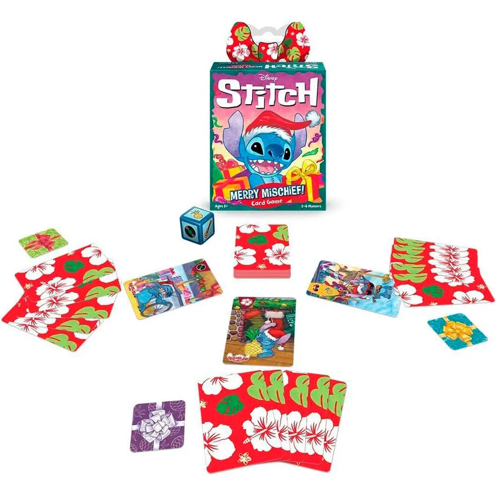 Disney Stitch Merry Mischief kártyajáték angol nyelvű termékfotó