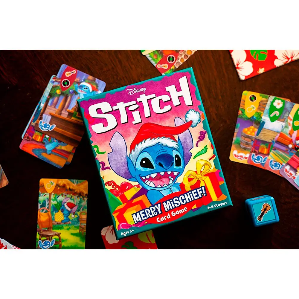 Disney Stitch Merry Mischief kártyajáték angol nyelvű termékfotó