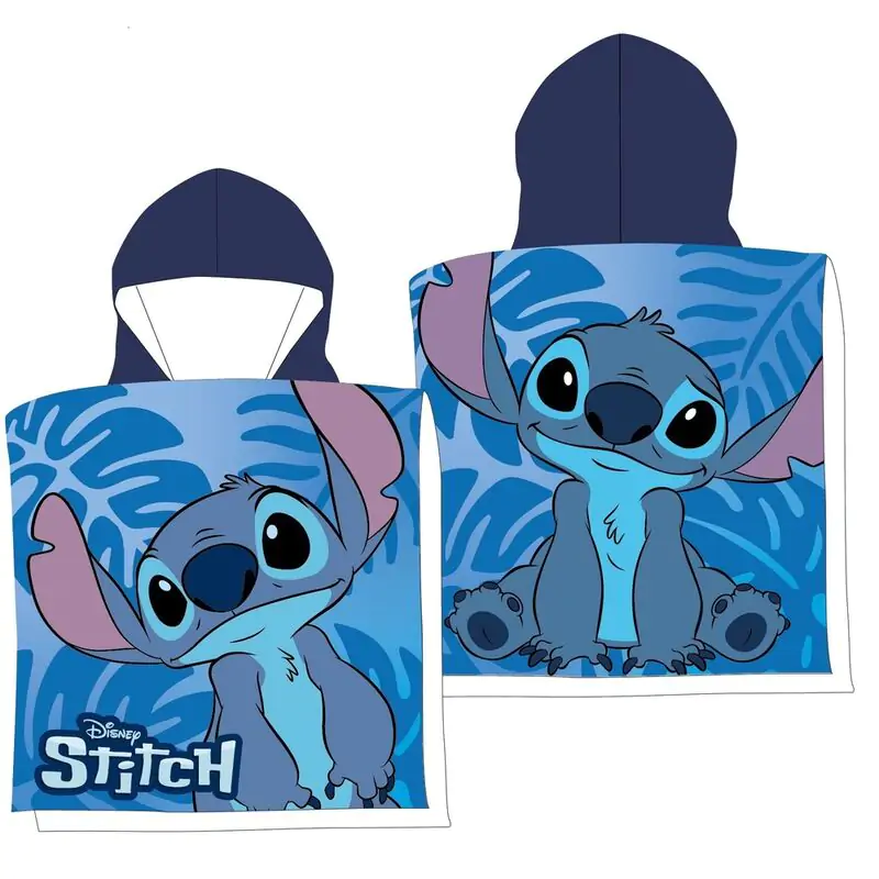 Disney Stitch mikroszálas poncsó strand törölköző termékfotó