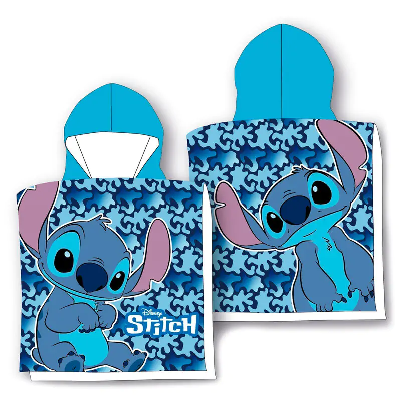 Disney Stitch mikroszálas poncsó törölköző termékfotó