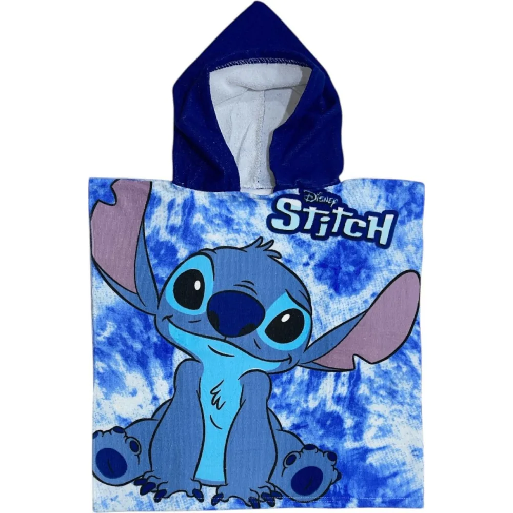Disney Stitch mikroszálas poncsó törölköző termékfotó