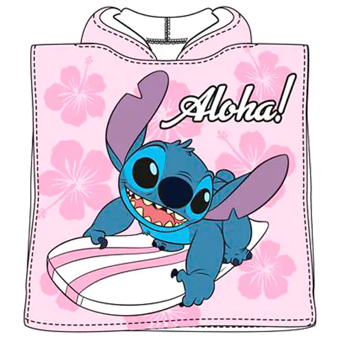 Disney Stitch mikroszálas poncsó törölköző termékfotó