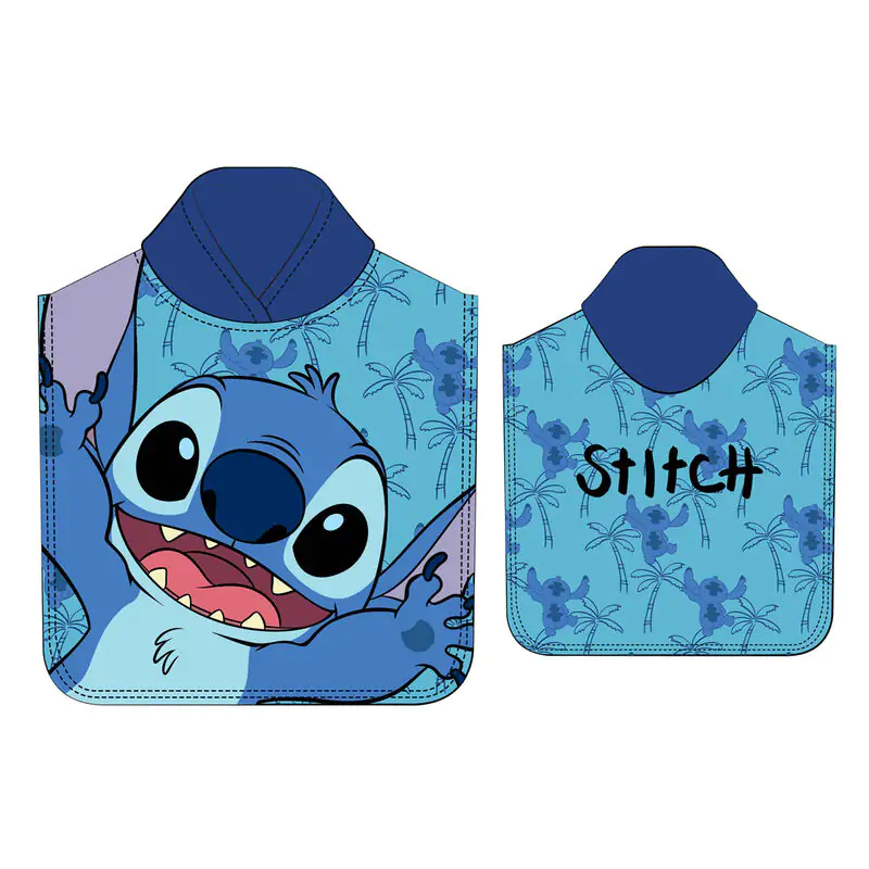 Disney Stitch mikroszálas poncsó törölköző termékfotó