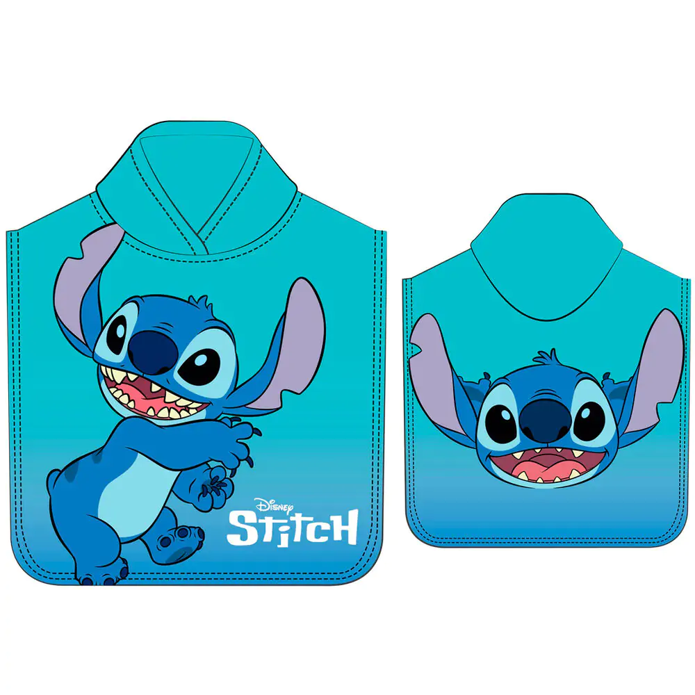 Disney Stitch mikroszálas poncsó törölköző termékfotó