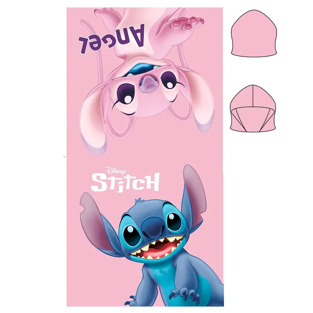 Disney Stitch mikroszálas poncsó törölköző termékfotó