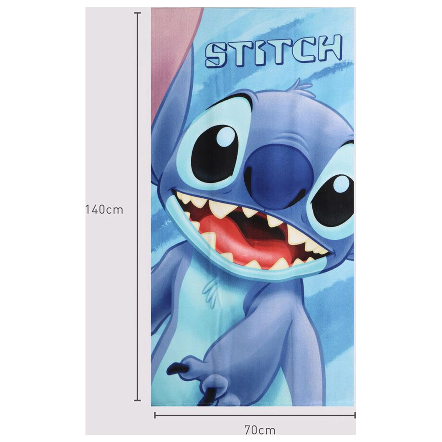 Disney Stitch mikroszálas strandtörölköző termékfotó