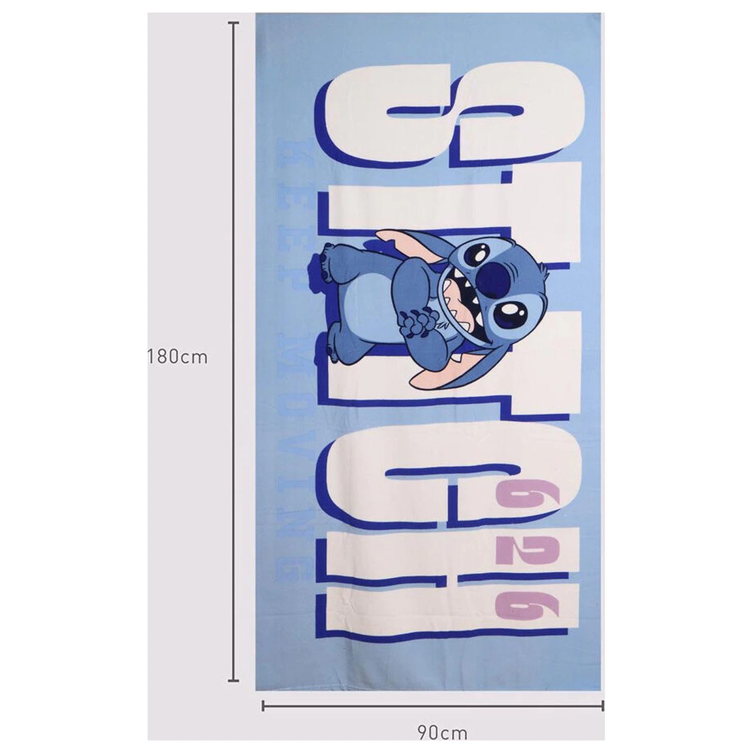 Disney Stitch mikroszálas strandtörölköző termékfotó