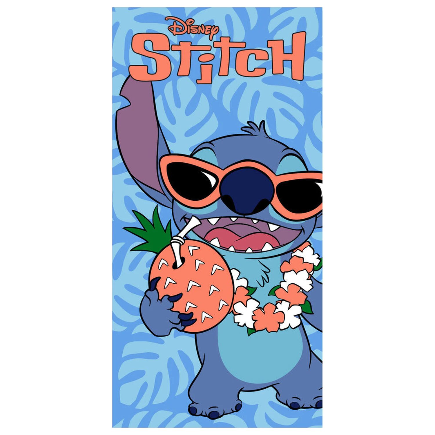 Disney Stitch mikroszálas strandtörölköző termékfotó