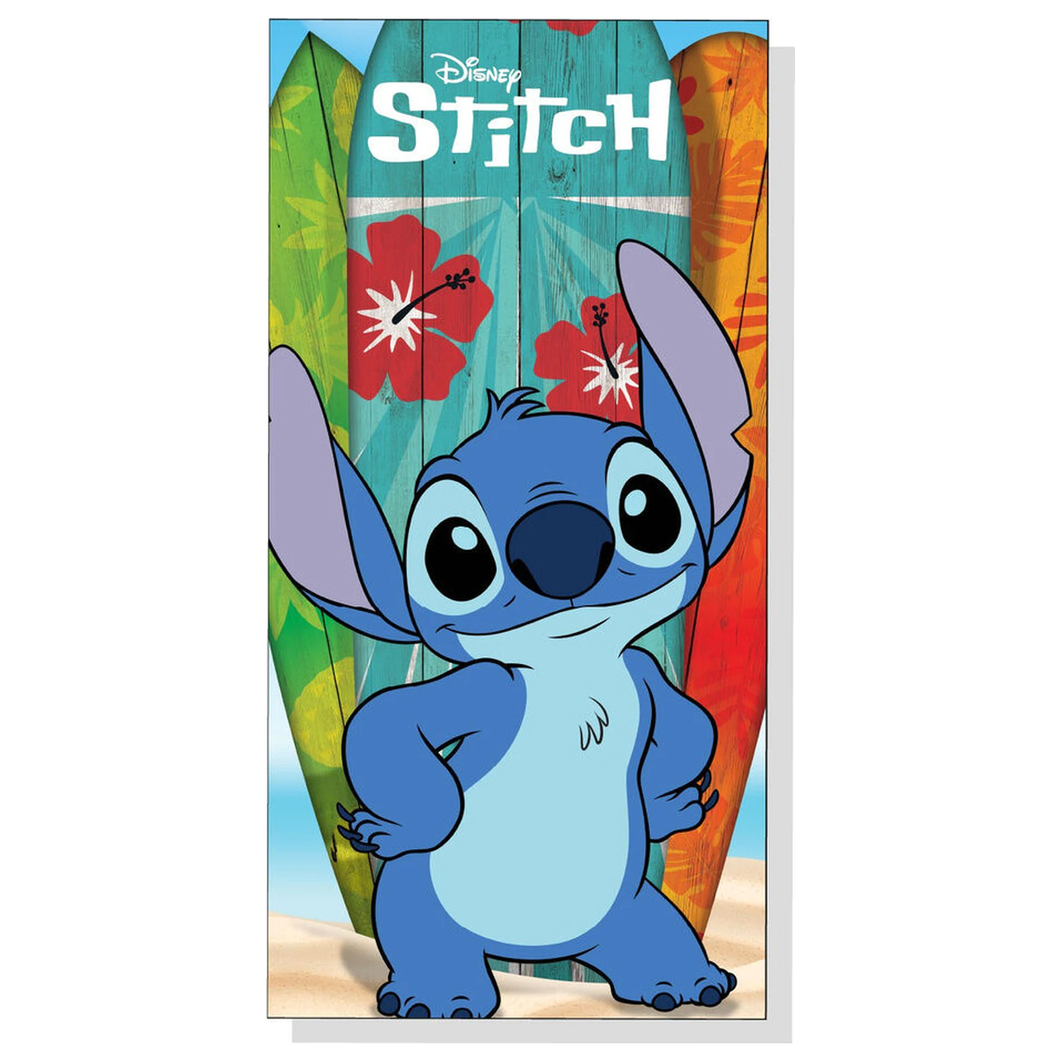 Disney Stitch mikroszálas strandtörölköző termékfotó