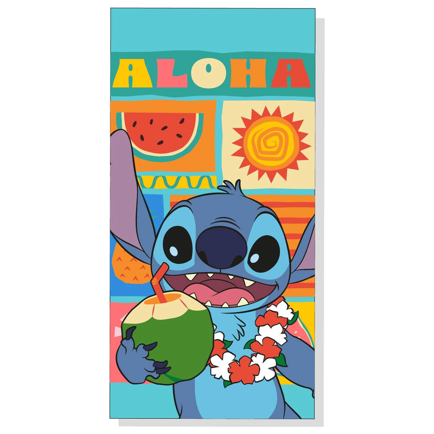 Disney Stitch mikroszálas strandtörölköző termékfotó