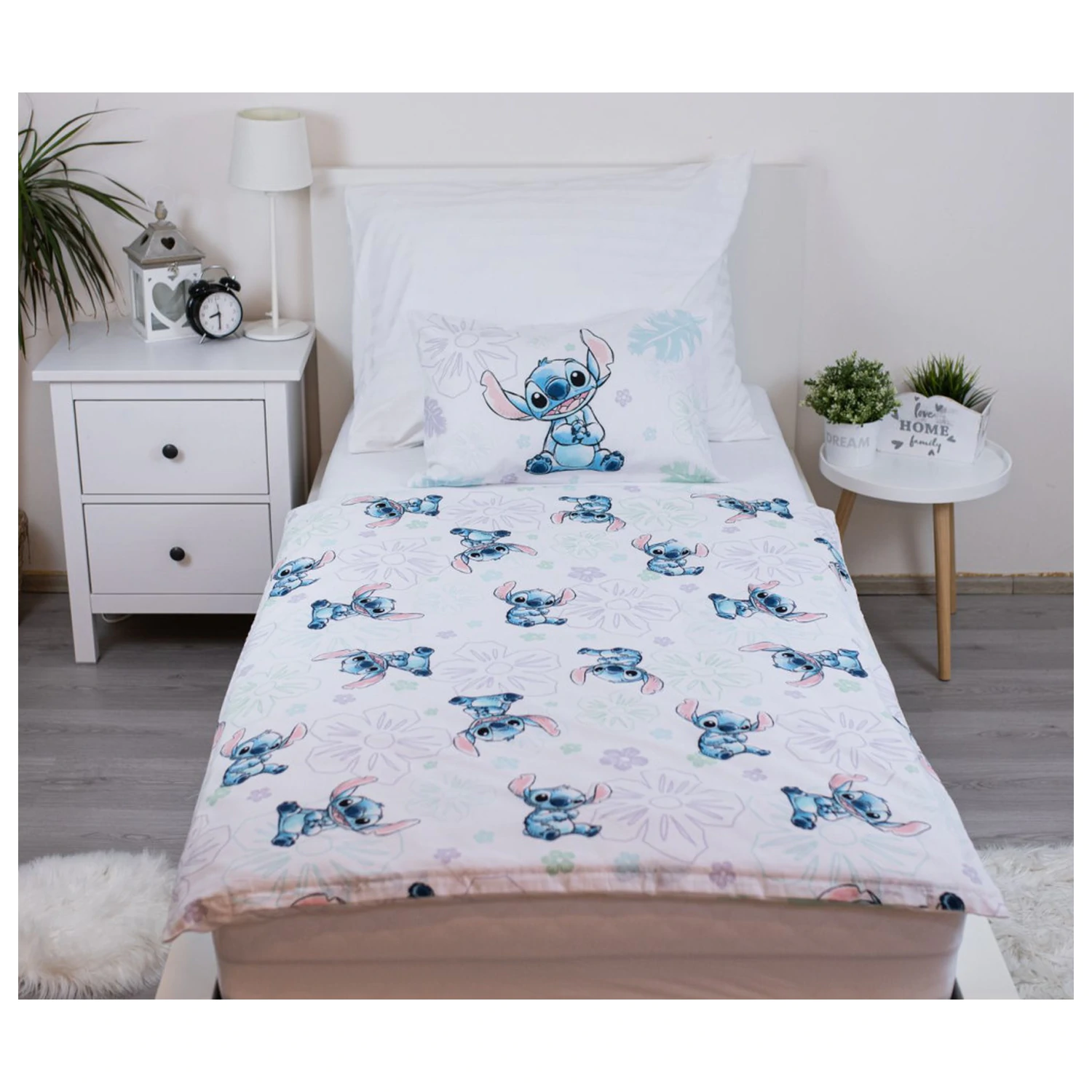Disney Stitch Ohana White gyerek, ovis ágyneműhuzat  termékfotó
