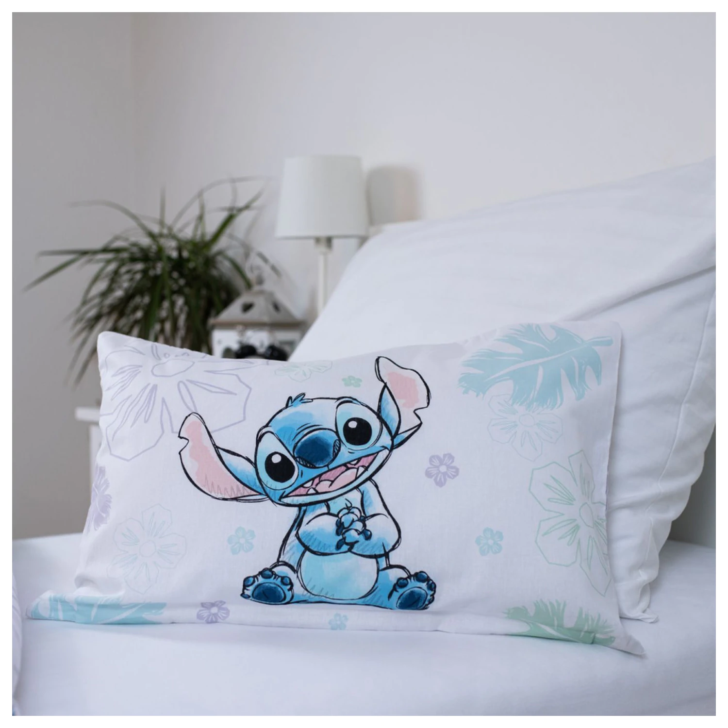 Disney Stitch Ohana White gyerek, ovis ágyneműhuzat  termékfotó