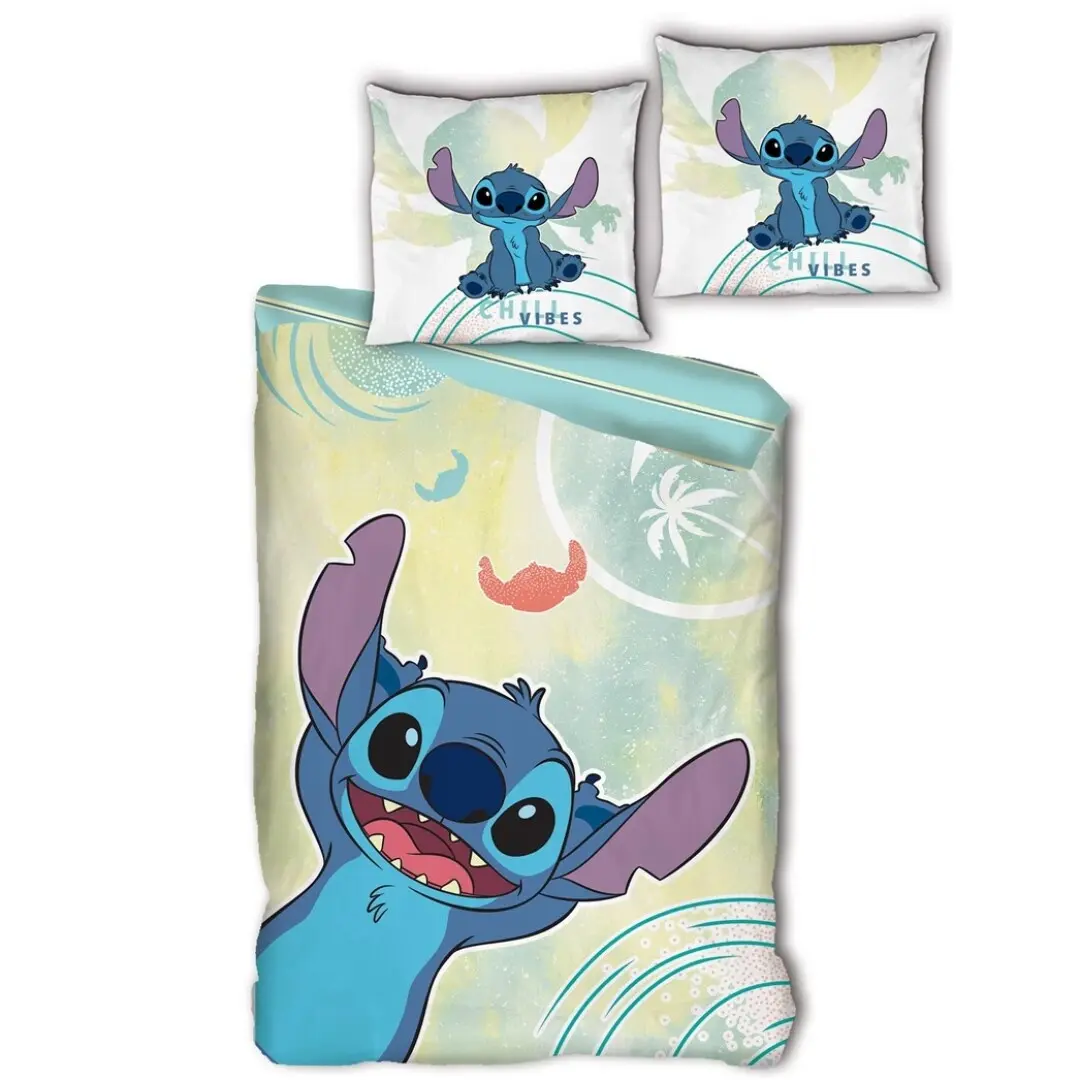 Disney Stitch pamut ágyneműhuzat egyszemélyes ágyra termékfotó