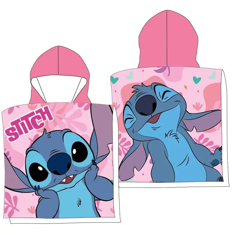 Disney Stitch pamut poncsó strand törölköző termékfotó