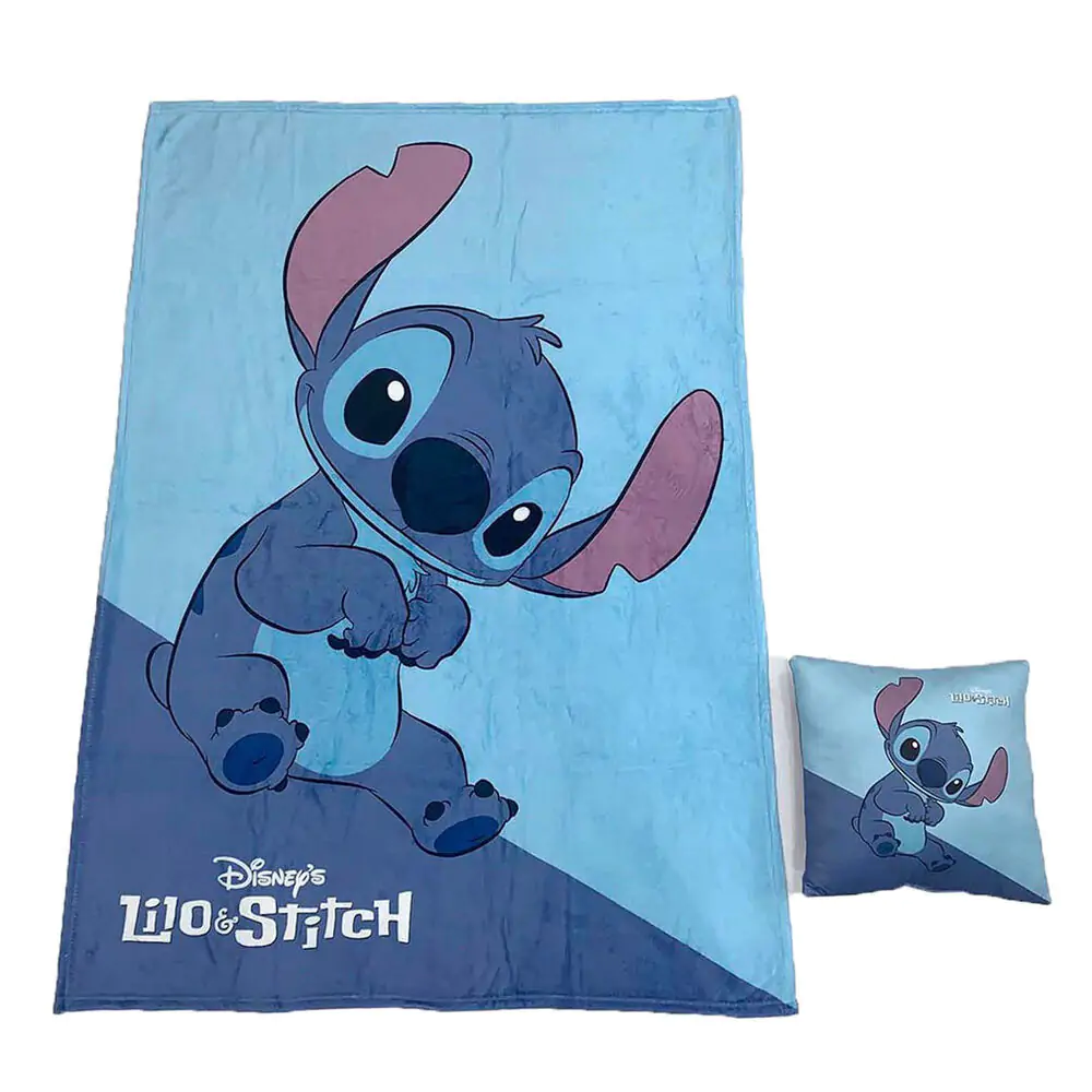 Disney Stitch Polardecke + Kissen set termékfotó