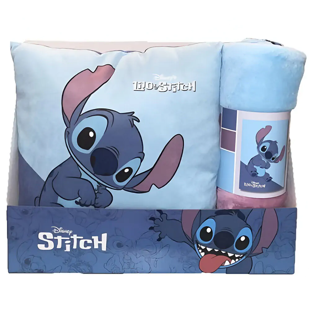 Disney Stitch Polardecke + Kissen set termékfotó