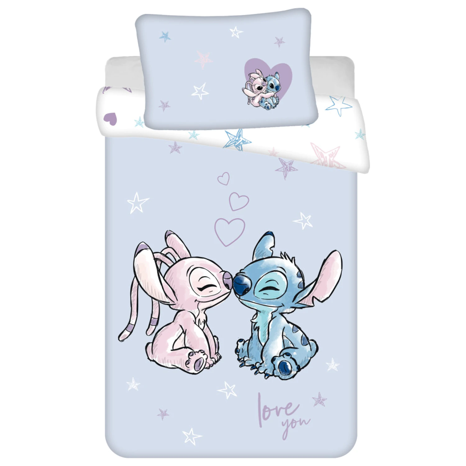 Disney Stitch Purple gyerek, ovis ágyneműhuzat  termékfotó