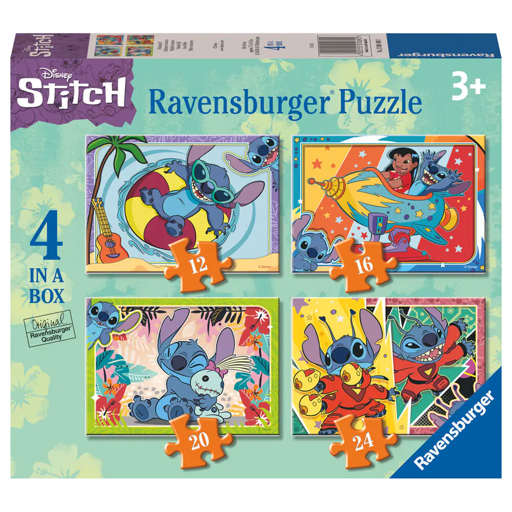 Disney Stitch puzzle 12-16-20-24db-os termékfotó