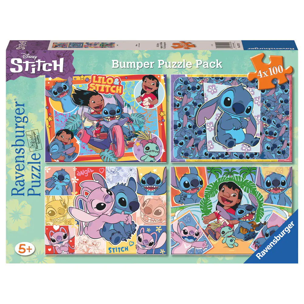 Disney Stitch puzzle 4x100db-os termékfotó