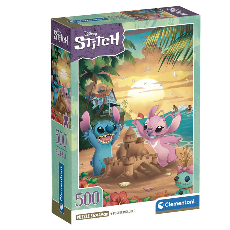 Disney Stitch puzzle 500db-os termékfotó