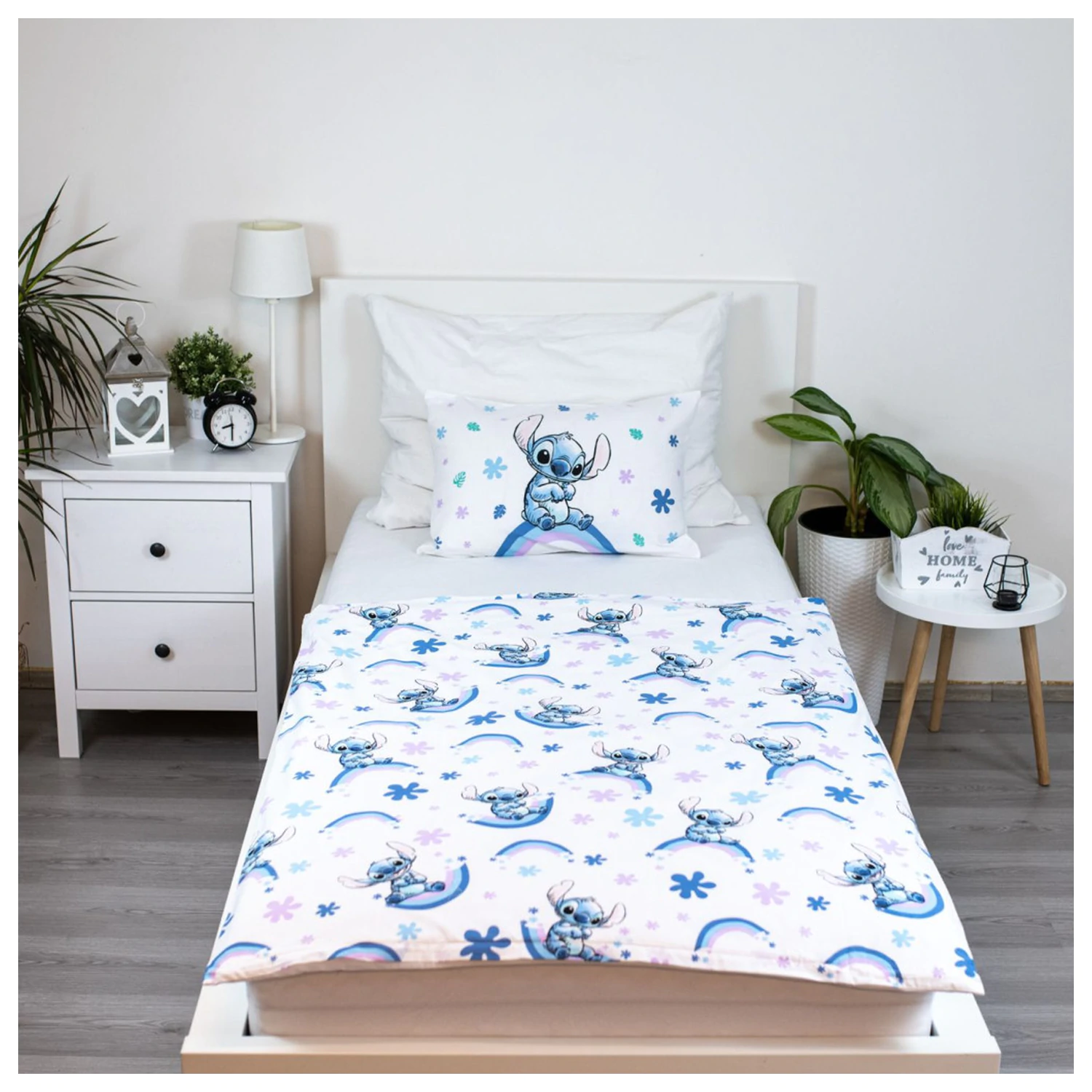 Disney Stitch Rainbow gyerek, ovis ágyneműhuzat termékfotó